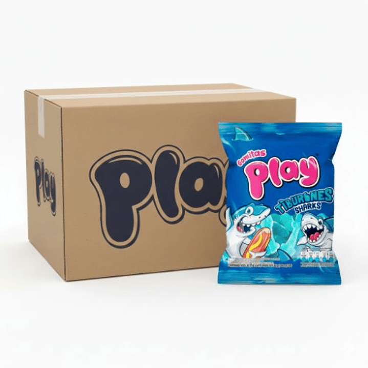 06565 Gomas Play Tiburon Aldor x 8 Un de 7 Gr x Un - Caja x 24 Un 1