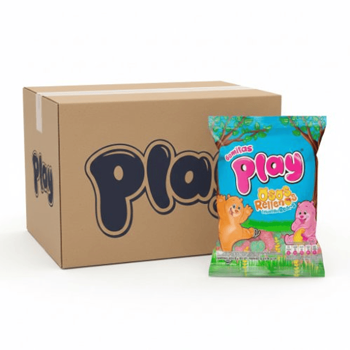 06270 Gomas Play Osos Rellenos Aldor x 8 Un de 7 Gr x Un - Caja x 24 Un 1