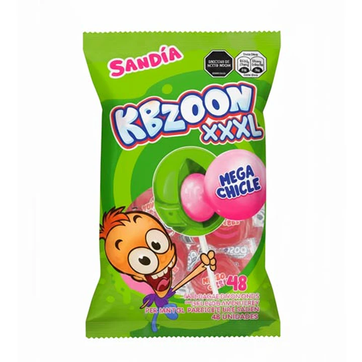 07941 Pin Pop Kbzoon Sandía XXXL Aldor x 48 Un de 23 Gr x Un 1