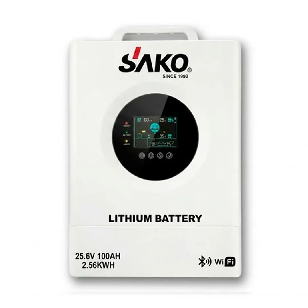 Batería de Litio SAKO SK 5 Kw 25.6 Vlts 100 Amp 1