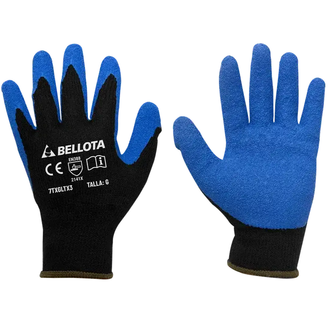 Guantes Poliéster Recubierto Látex Talla CH Bellota 1