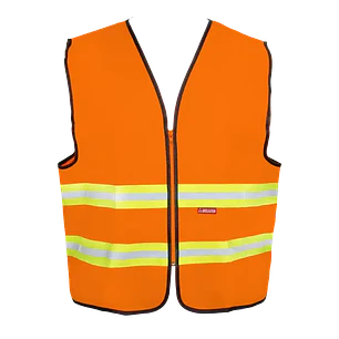 Chaleco Textil Reflectivo con Cierre Color Naranja Bellota