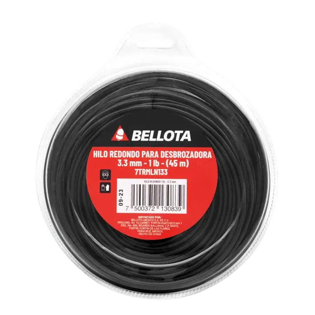 Hilo Redondo para Desbrozadora 3.3 mm, Bellota 5 lb 1