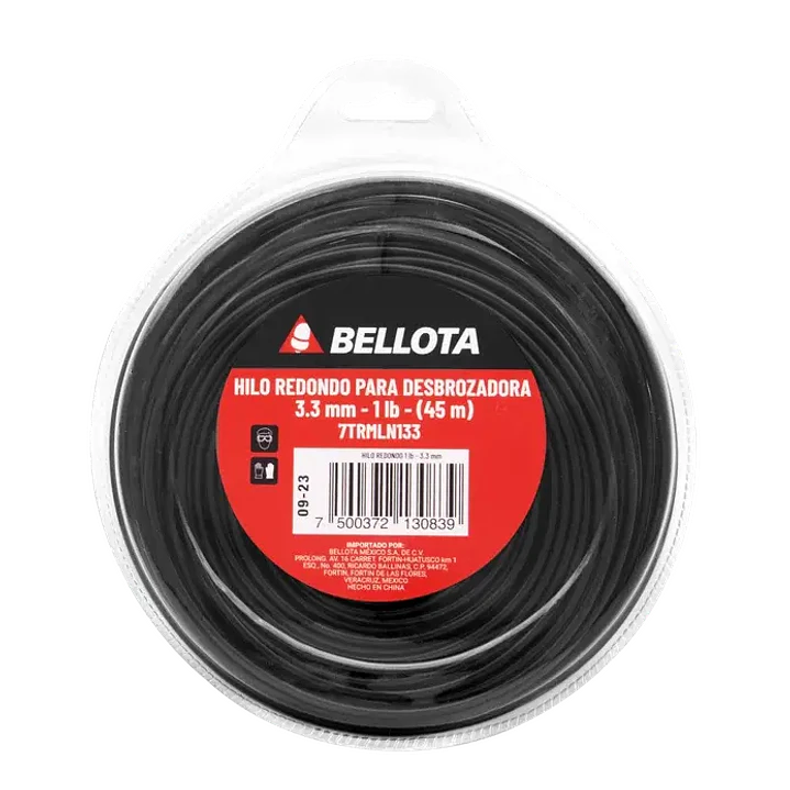 Hilo Redondo para Desbrozadora 3.3 mm, Bellota 5 lb 1