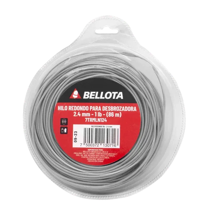 Hilo Redondo para Desbrozadora 2.4 mm, Bellota 5 lb 1