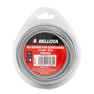 Hilo Redondo para Desbrozadora 2.4 mm, Bellota 15 m