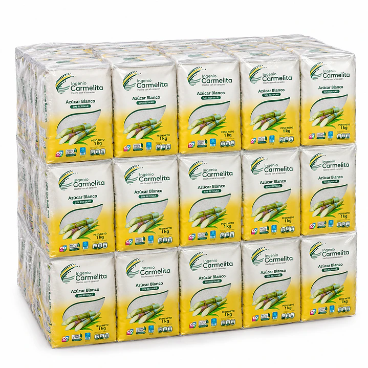 Azucar Blanca Carmelita Saco x 1 kg x Un - Pack x 25 Un 1