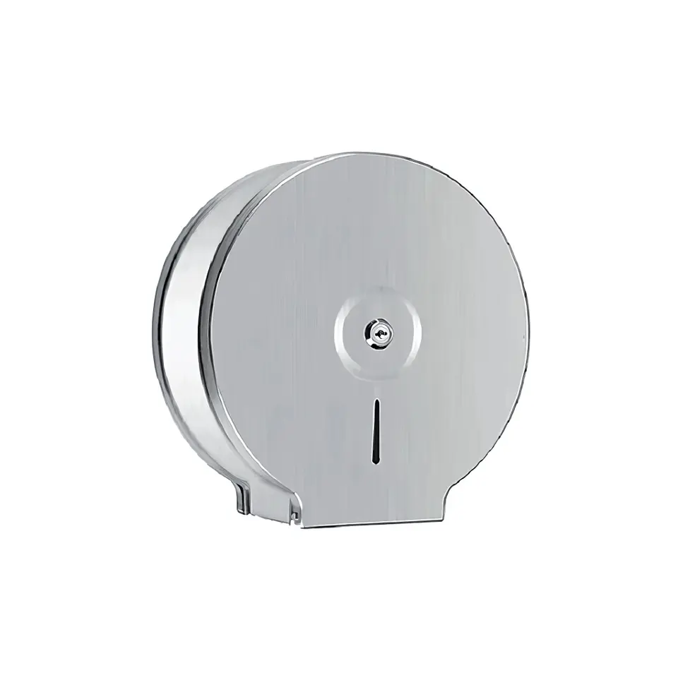 Dispensador de Papel Higiénico Jumbo de Acero Inoxidable 1