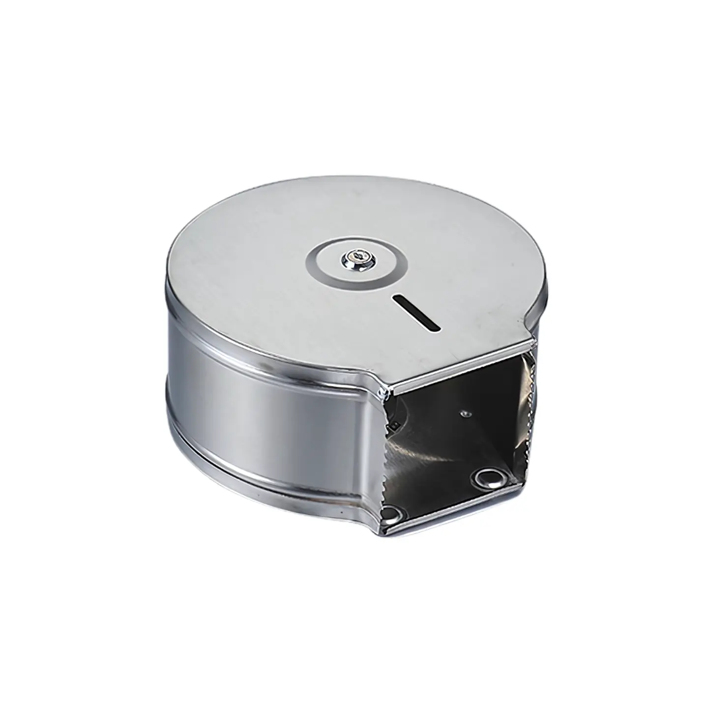 Dispensador de Papel Higiénico Jumbo de Acero Inoxidable 2