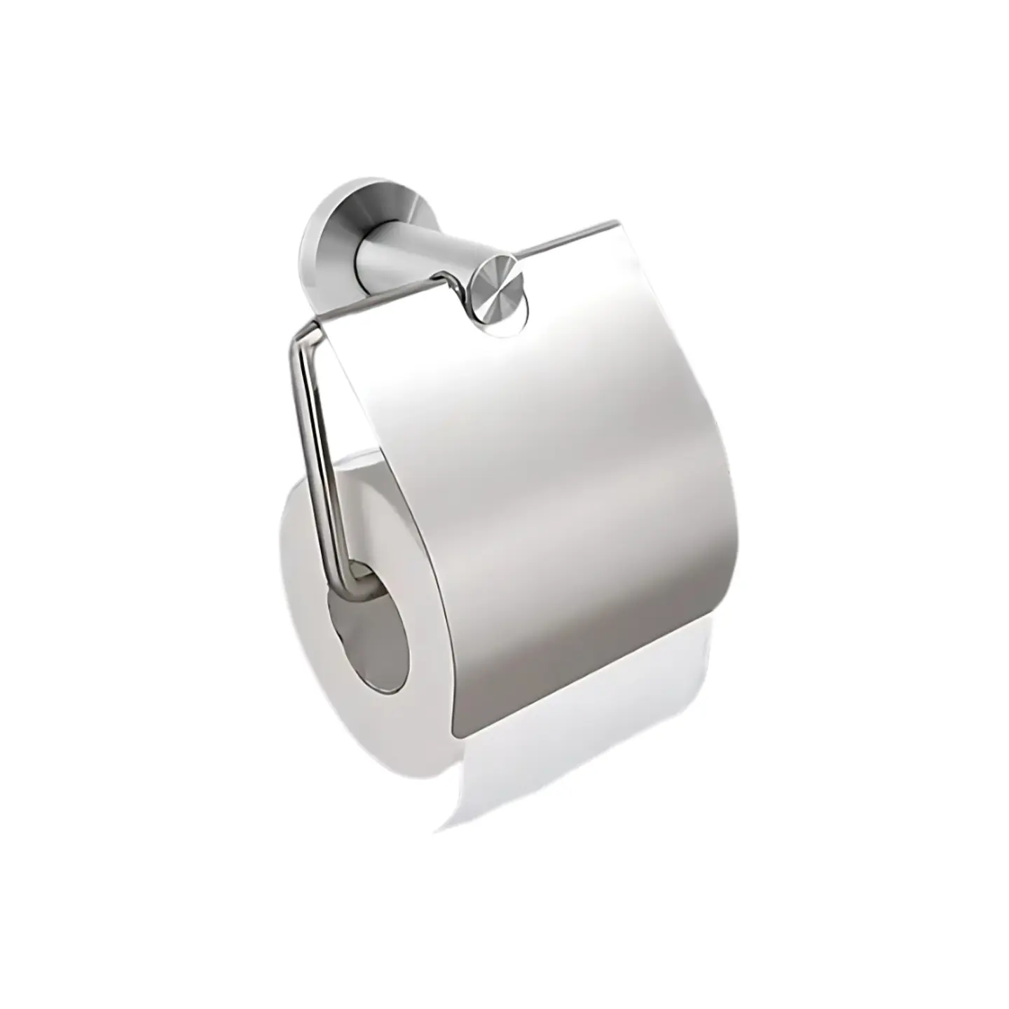 Porta Papel Higiénico de Acero Satinado  1