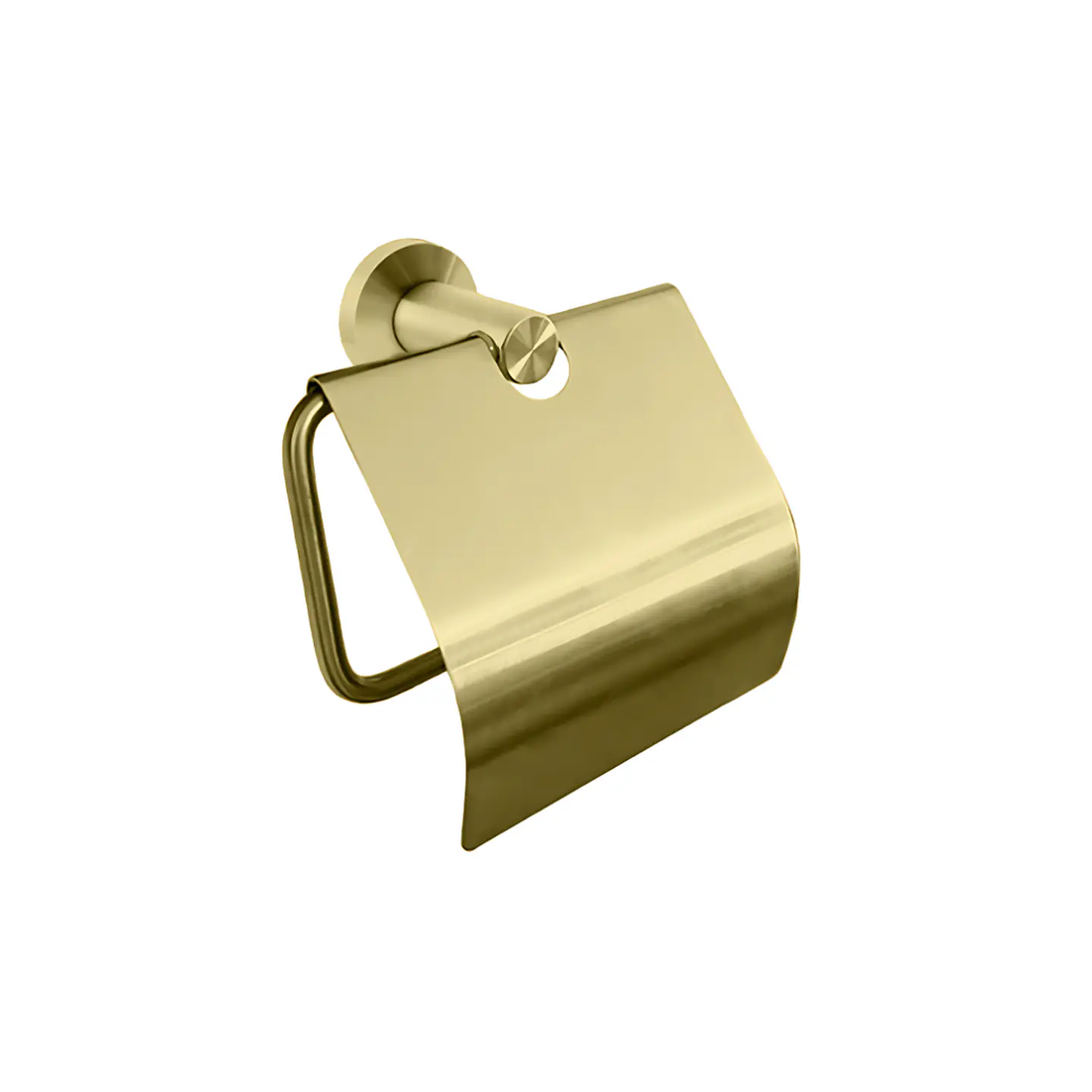 Porta Papel Higiénico de Acero Dorado 2