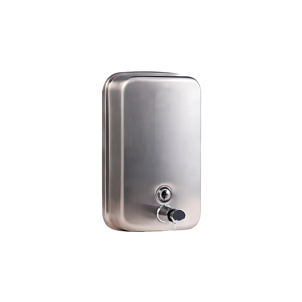 Dispensador de Jabón Líquido de 1000 ml de Acero Satinado 1