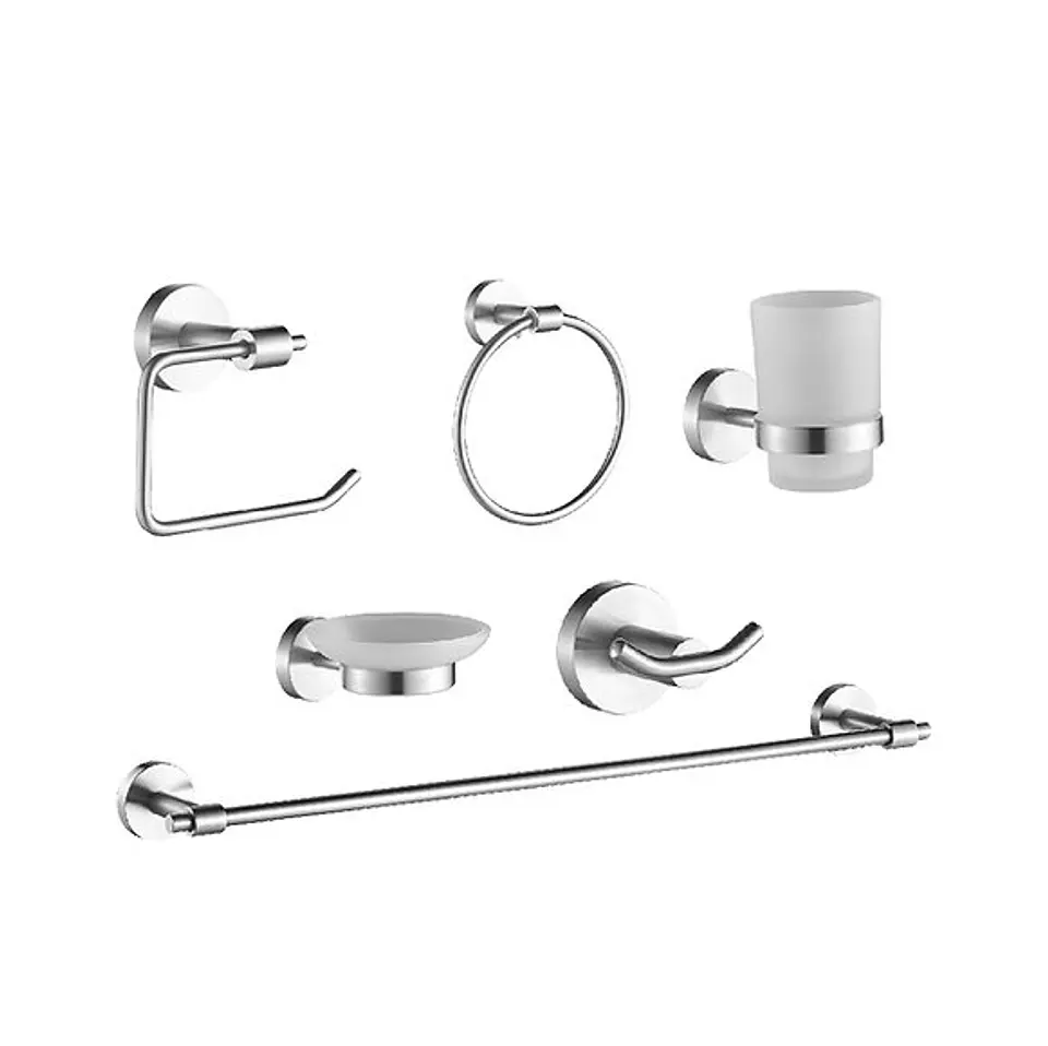 Set de Baño de Acero Satinado 6 piezas 72200 1