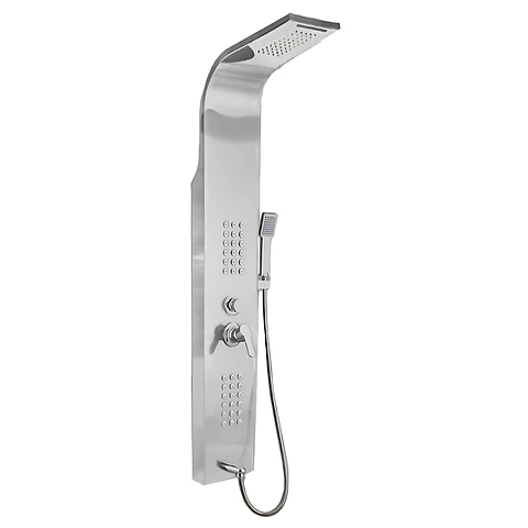 Columna Hidromasaje para Ducha Sofisticado Plateado