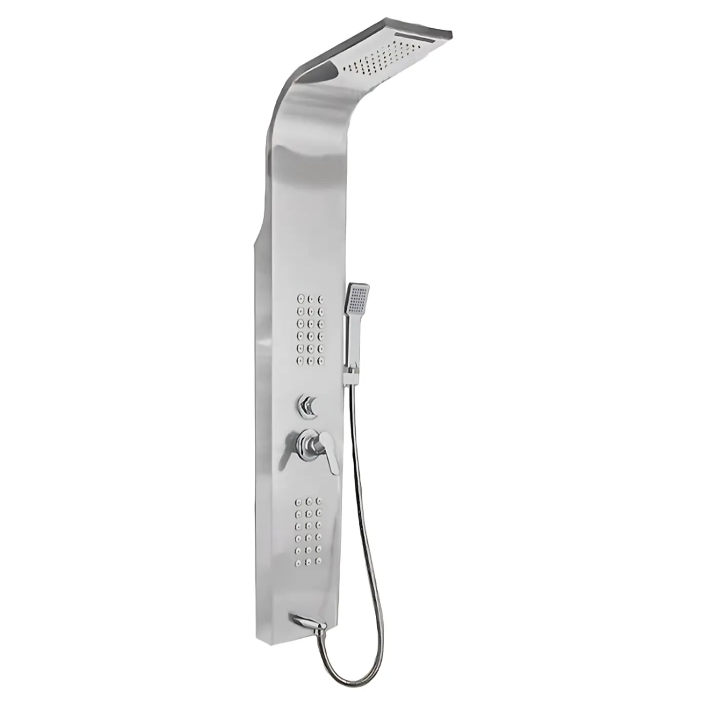 Columna Hidromasaje para Ducha Sofisticado Plateado 1