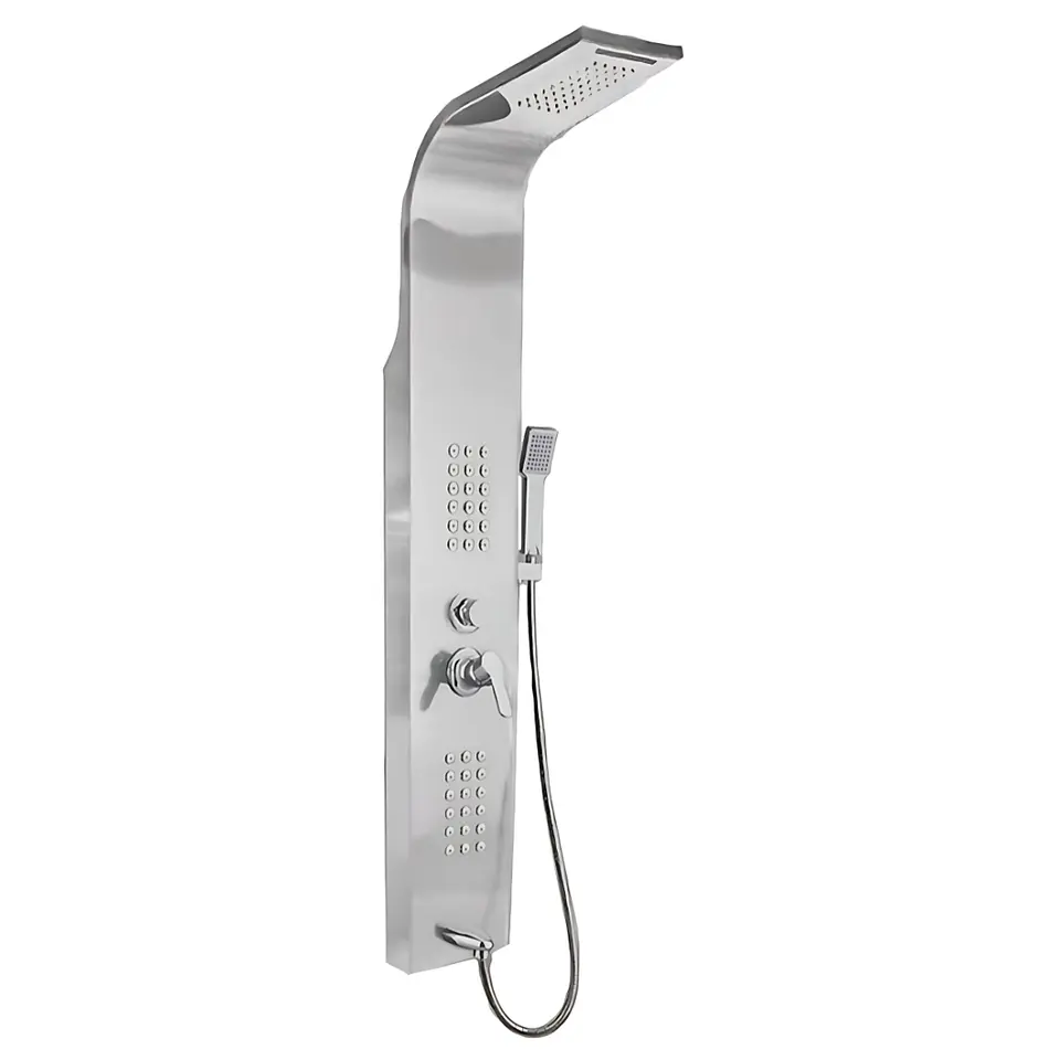 Columna Hidromasaje para Ducha Sofisticado Plateado 1