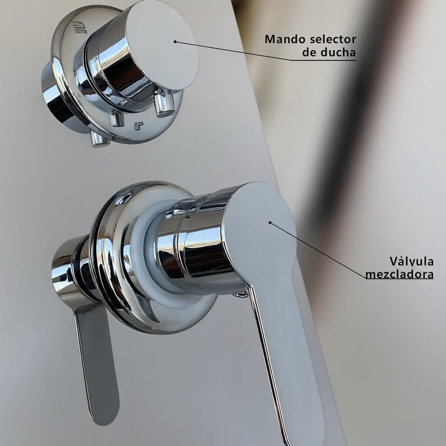 Columna Hidromasaje para Ducha Sofisticado Plateado 2
