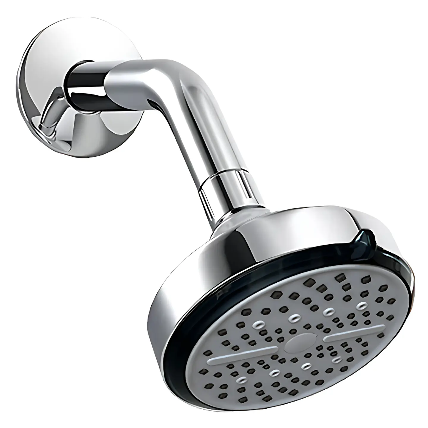 Cabezal Redondo de Ducha Española Moderno Cromado 1