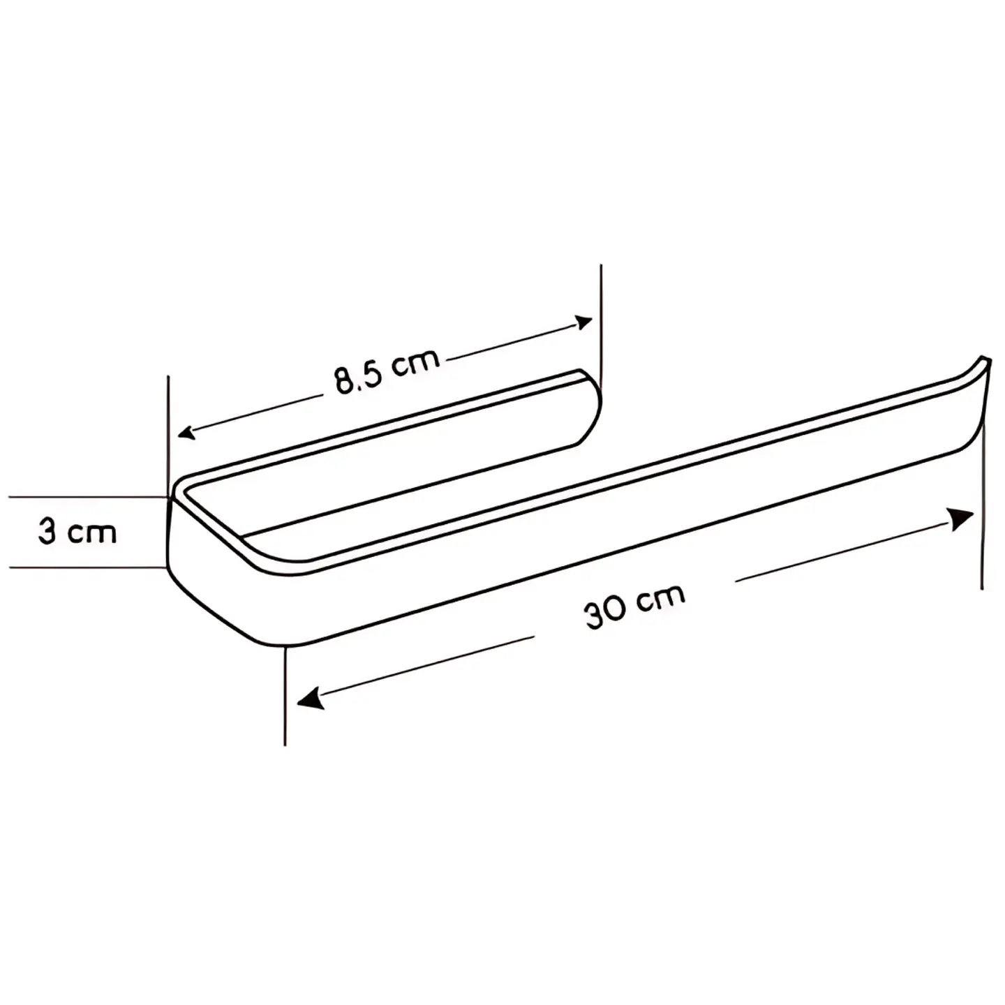 Porta Papel de Cocina de Aluminio 3