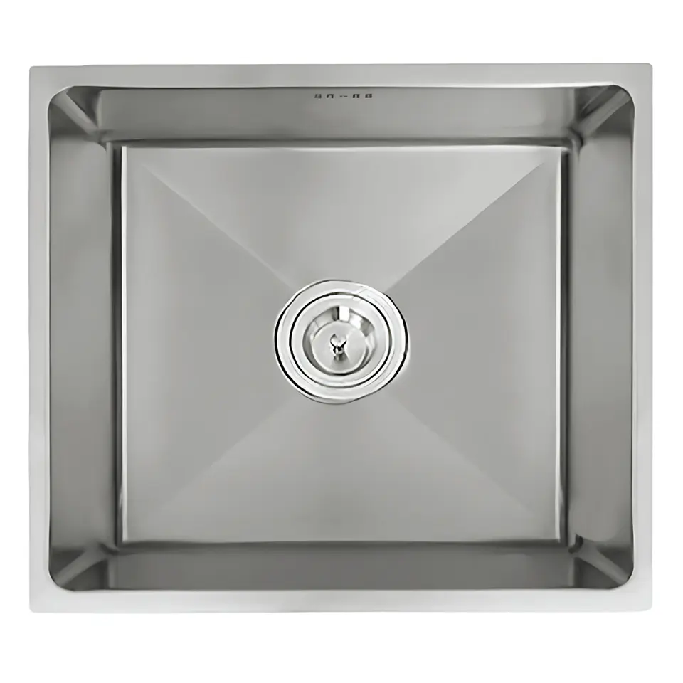 Lavadero de Cocina de Acero Inoxidable Plomo con Desagüe 1