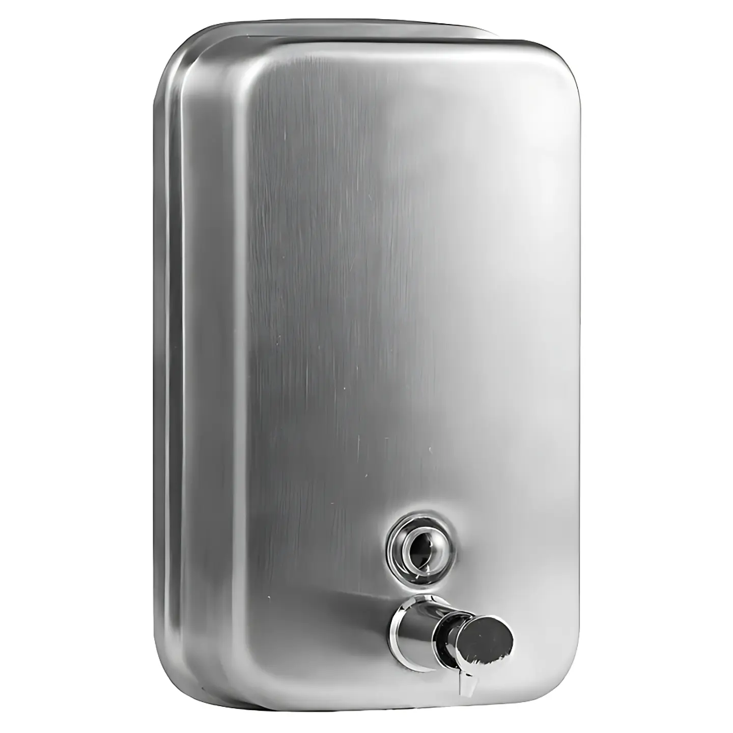 Dispensador de Jabón Líquido de Acero Inoxidable Plateado  1