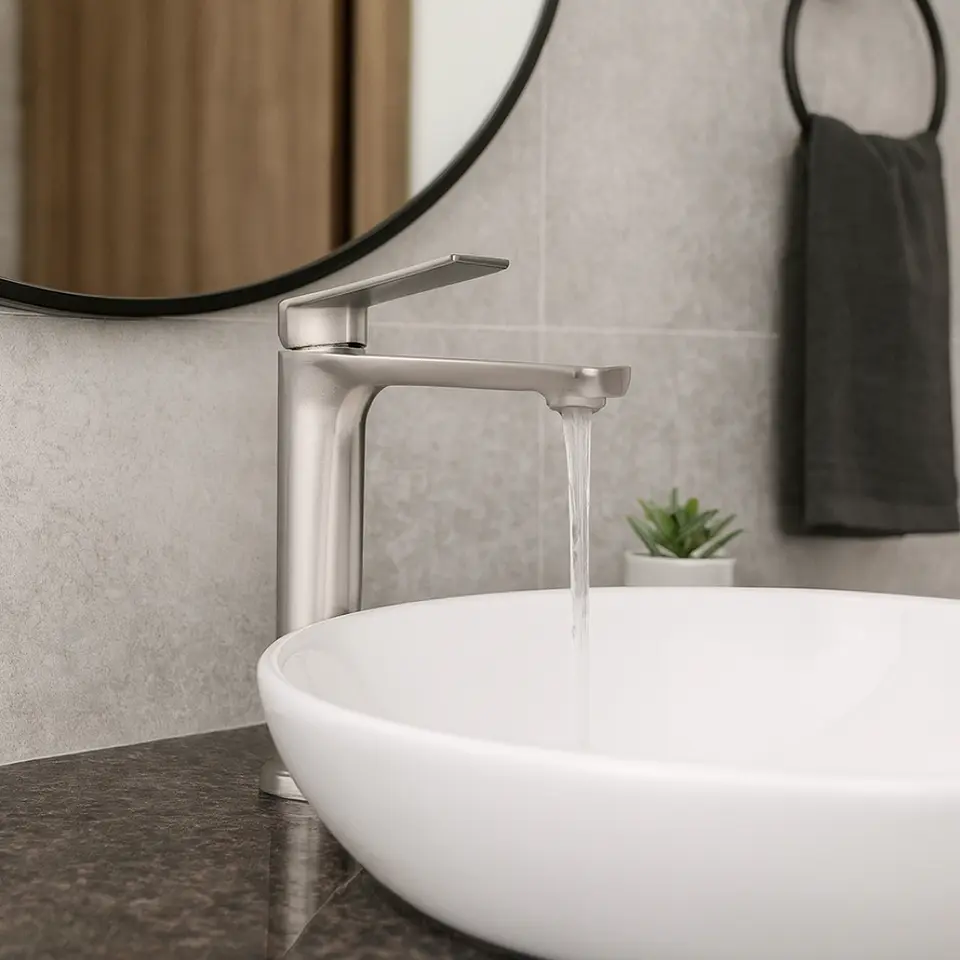 Llave de Baño de Bronce Satinado 2