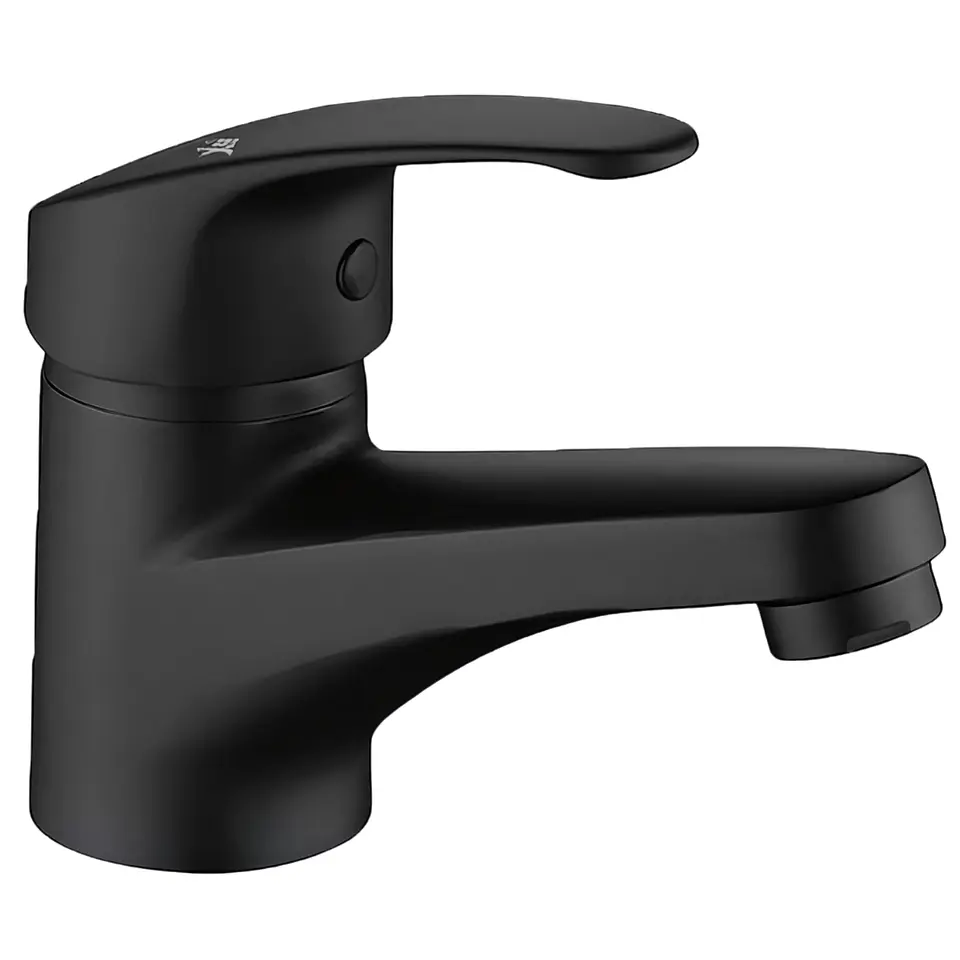 Llave de Baño Funcional de Acero Inoxidable Negro Mate 1