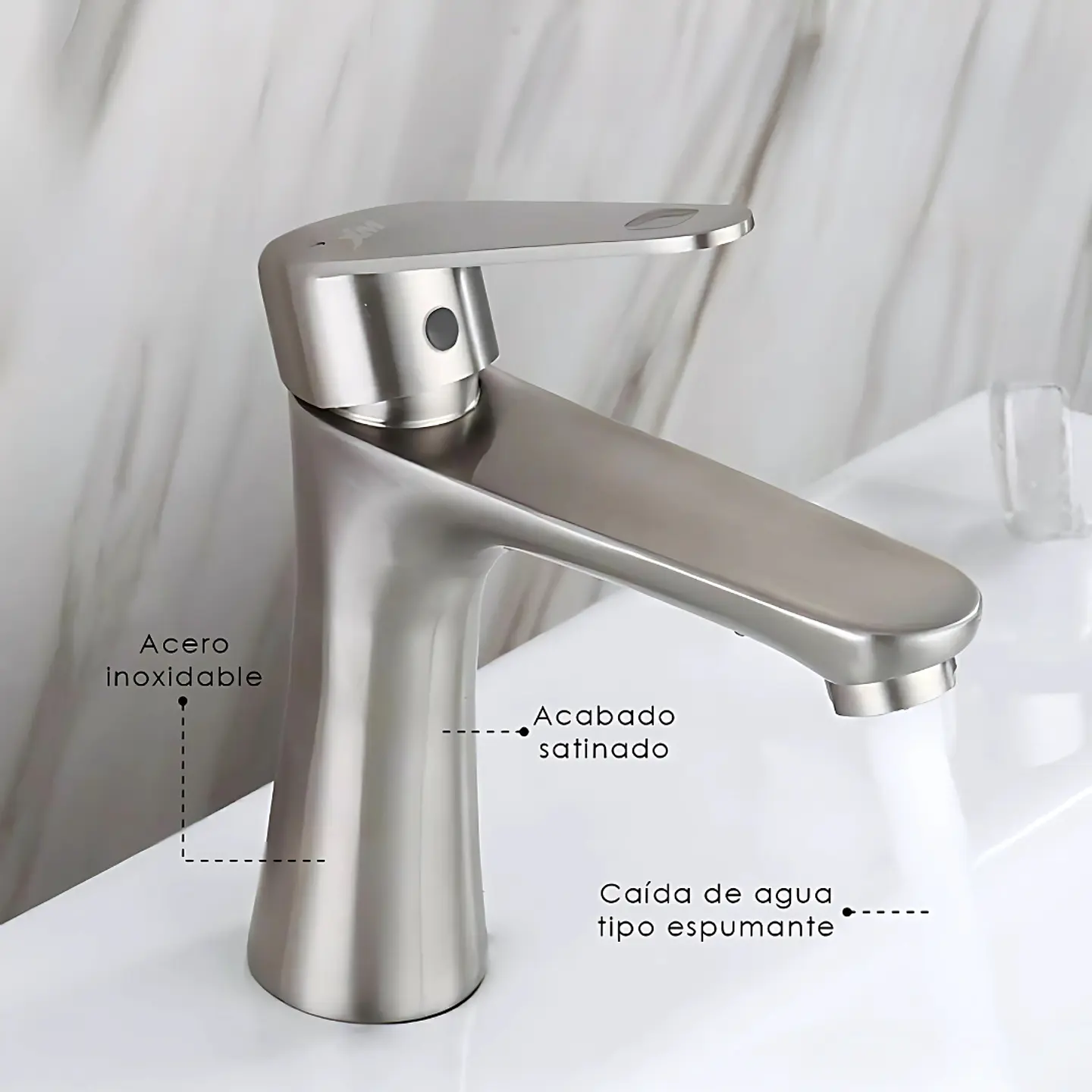 Llave de Baño Moderno de Bronce Satinado 3