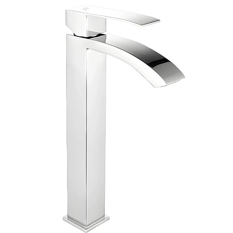 Llave de Baño de Agua fría Elegante en Acero Inoxidable Cromado