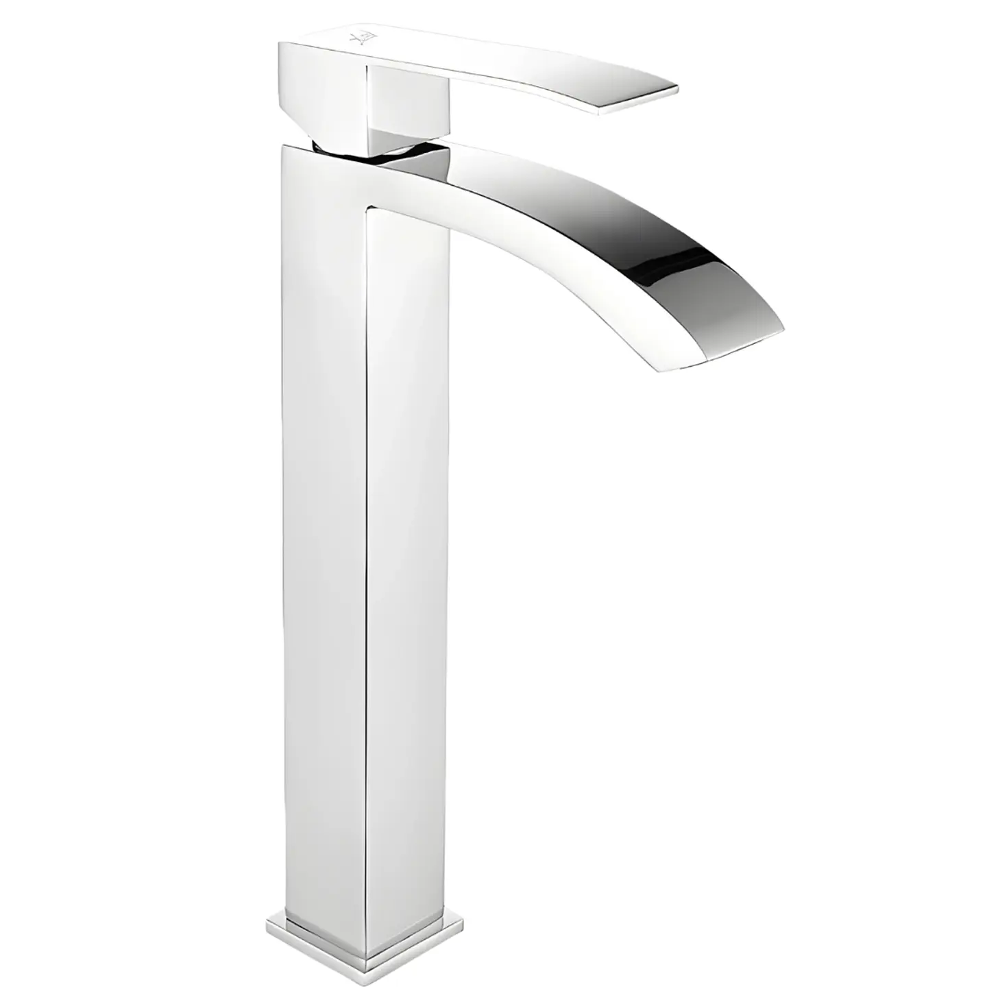 Llave de Baño de Agua fría Elegante en Acero Inoxidable Cromado 1