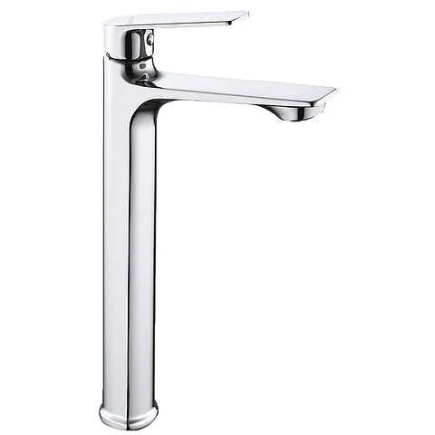 Llave de Agua Fría para Baño de Acero Inoxidable Moderno Cromado
