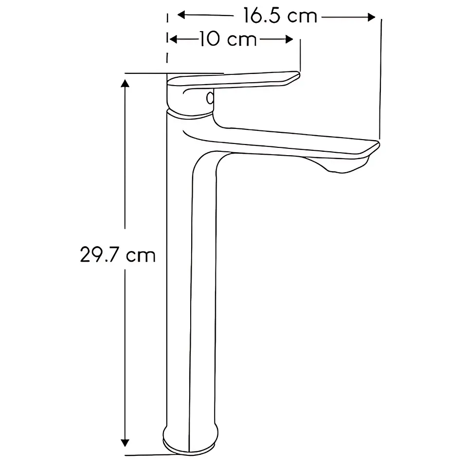 Llave de Agua Fría para Baño de Acero Inoxidable Gris Moderno  4