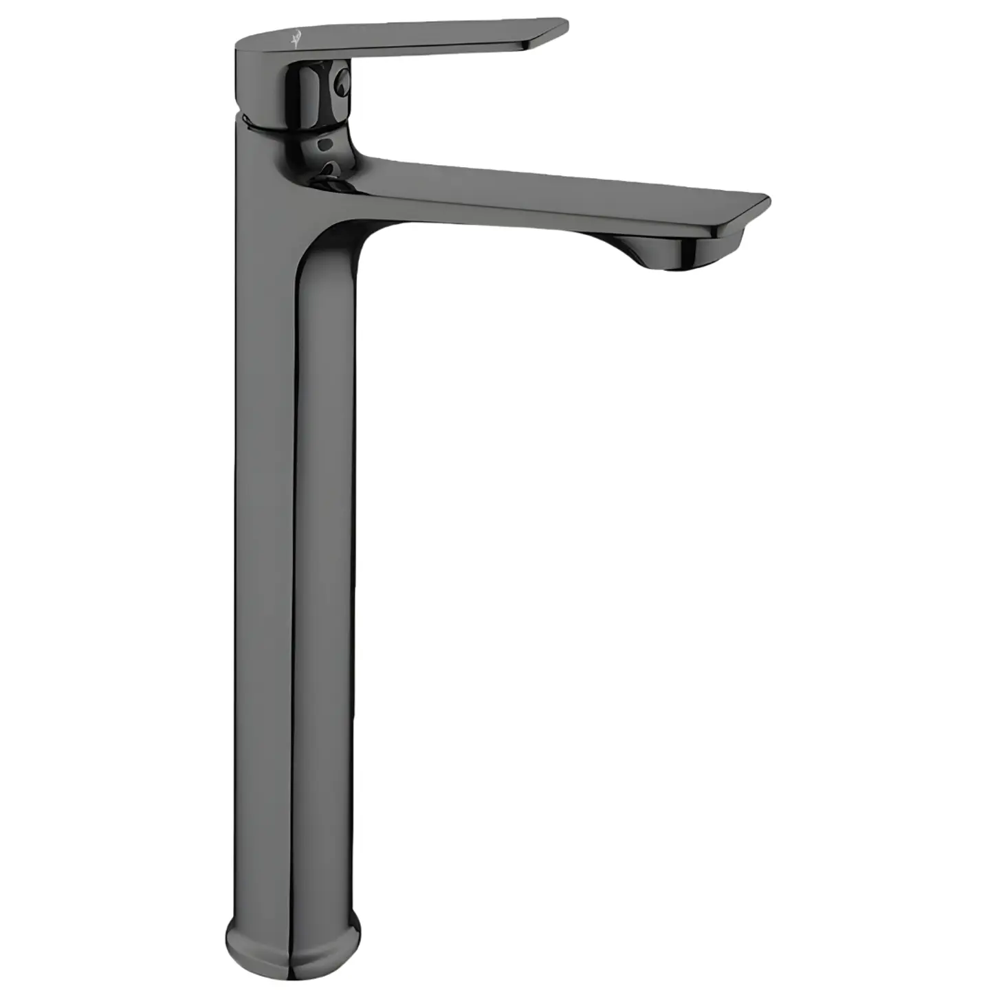Llave de Agua Fría para Baño de Acero Inoxidable Gris Moderno  1