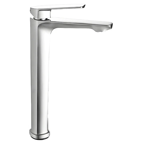 Llave de Agua Fría para Baño de Metal Satinado