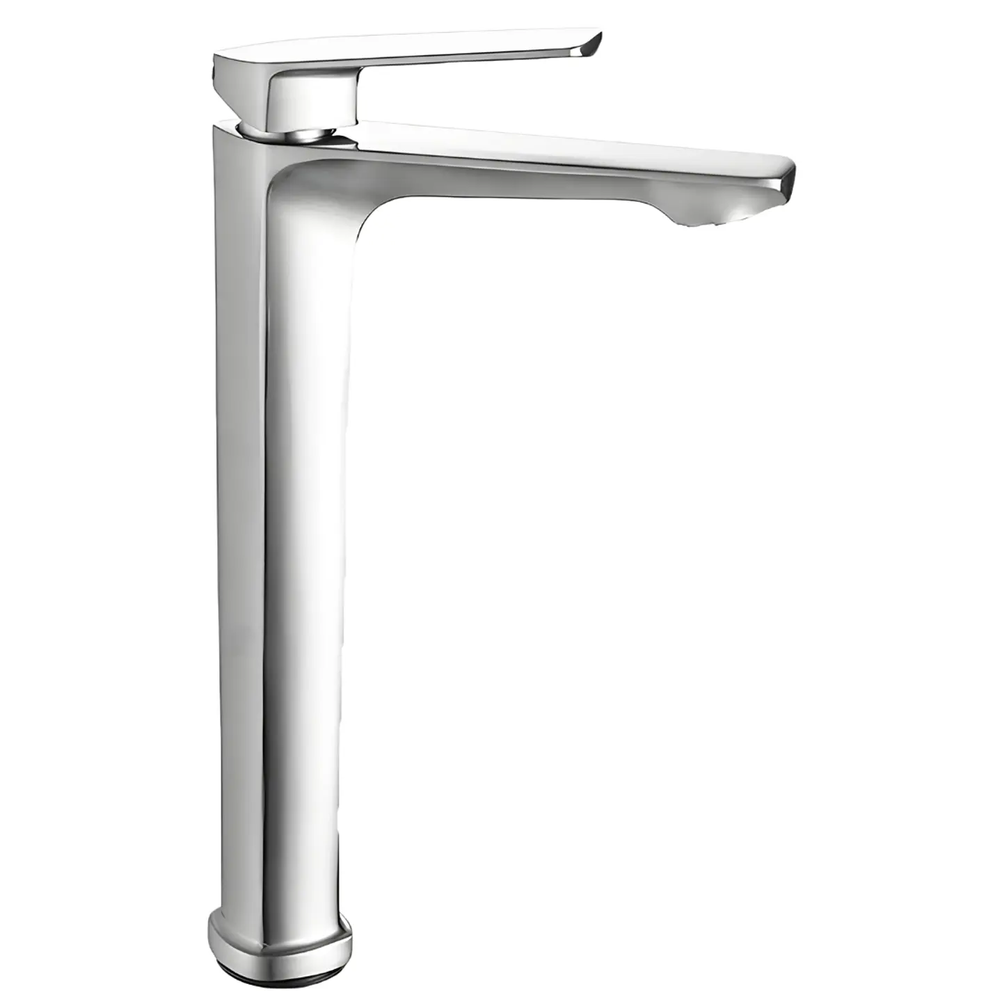 Llave de Agua Fría para Baño de Metal Satinado 1