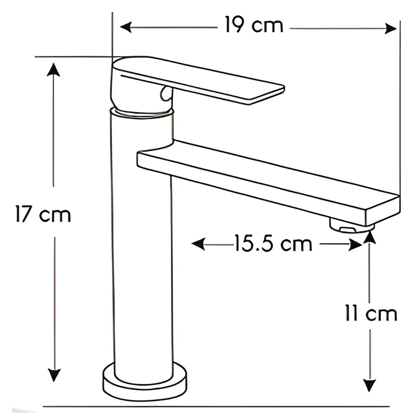 Llave de Agua Fría para Baño de Acero Inoxidable Dorado Satinado Elegante  3