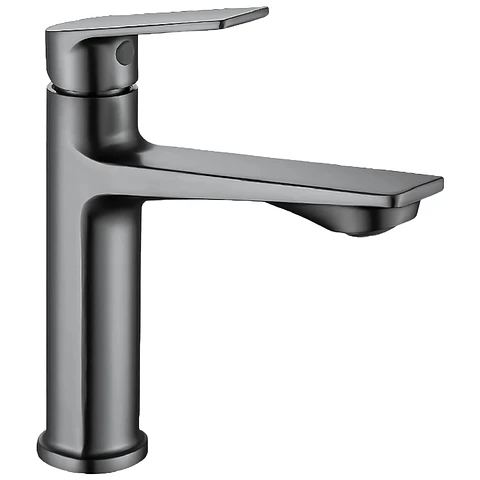 Llave de Agua Fría para Baño de Bronce Gris Mate Moderna