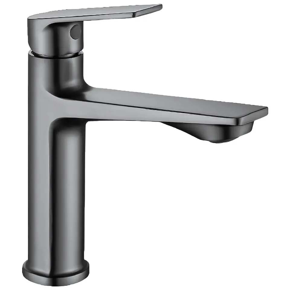 Llave de Agua Fría para Baño de Bronce Gris Mate Moderna 1