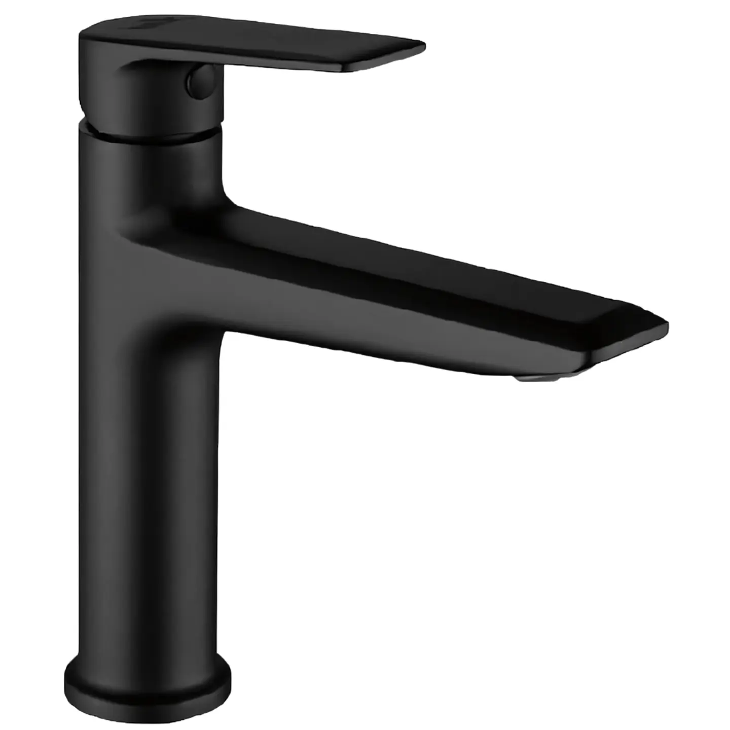 Llave de Agua Fría de Bronce Negro Mate Moderna  1
