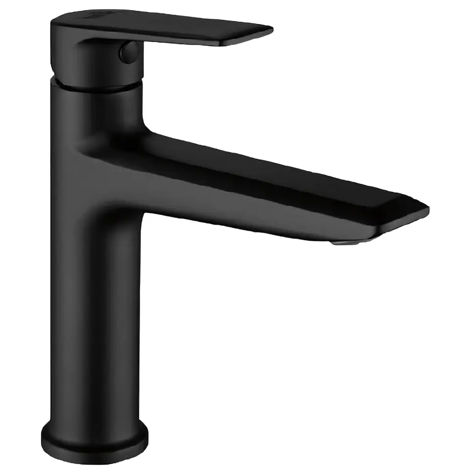 Llave de Agua Fría de Bronce Negro Mate Moderna  1