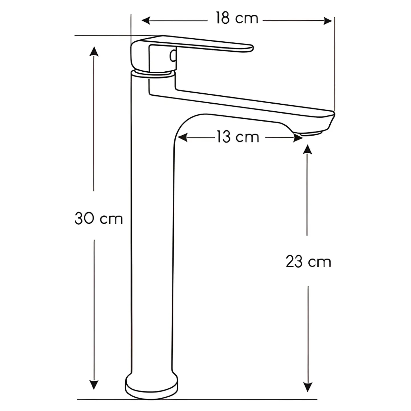Llave Alta de Acero Inoxidable Bronce Cromado para Baño Moderna y Duradera 3