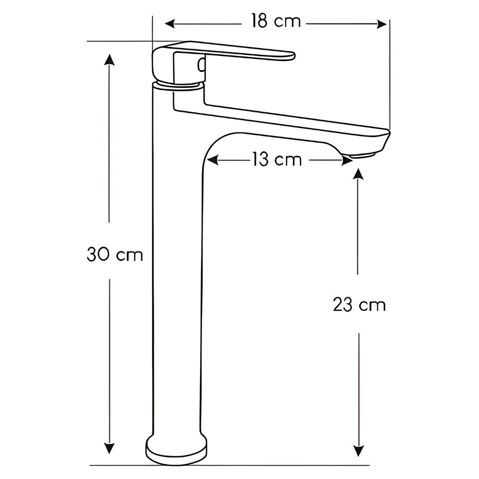 Llave Alta de Acero Inoxidable Bronce Cromado para Baño Moderna y Duradera 3