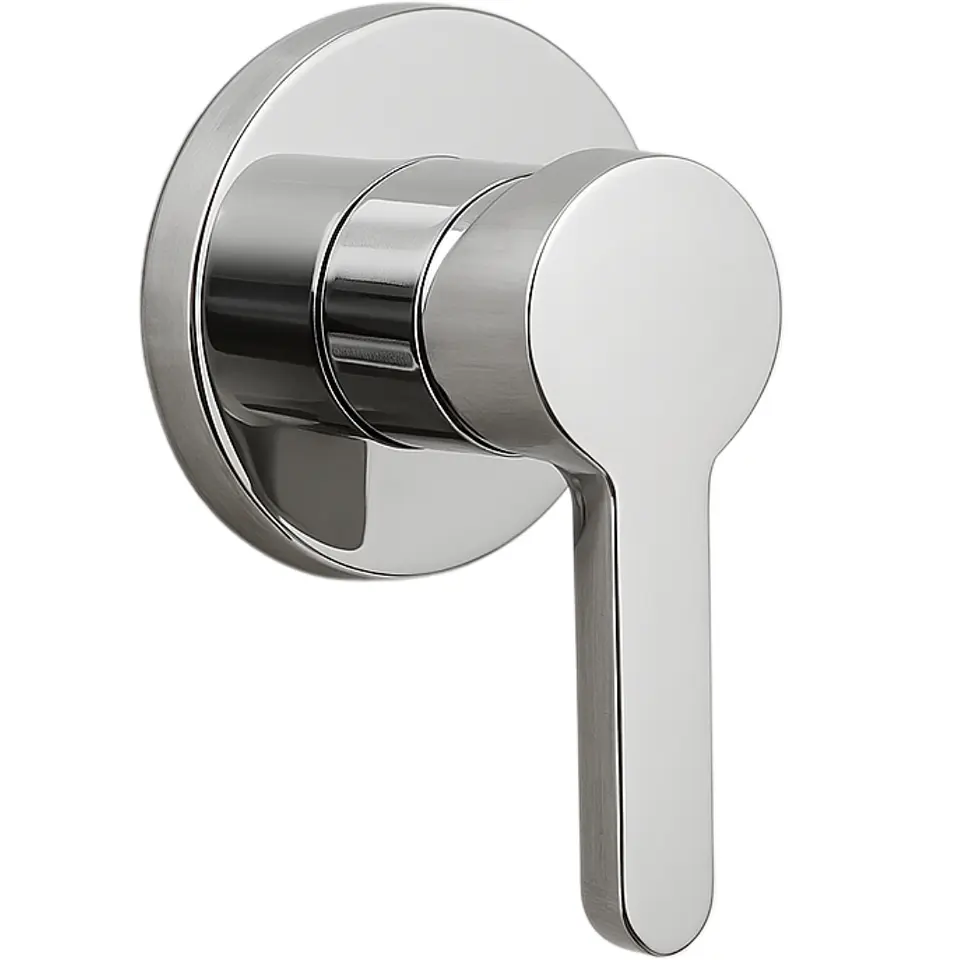 Llave para Ducha de Agua Fría de Acero Inoxidable Cromado 1