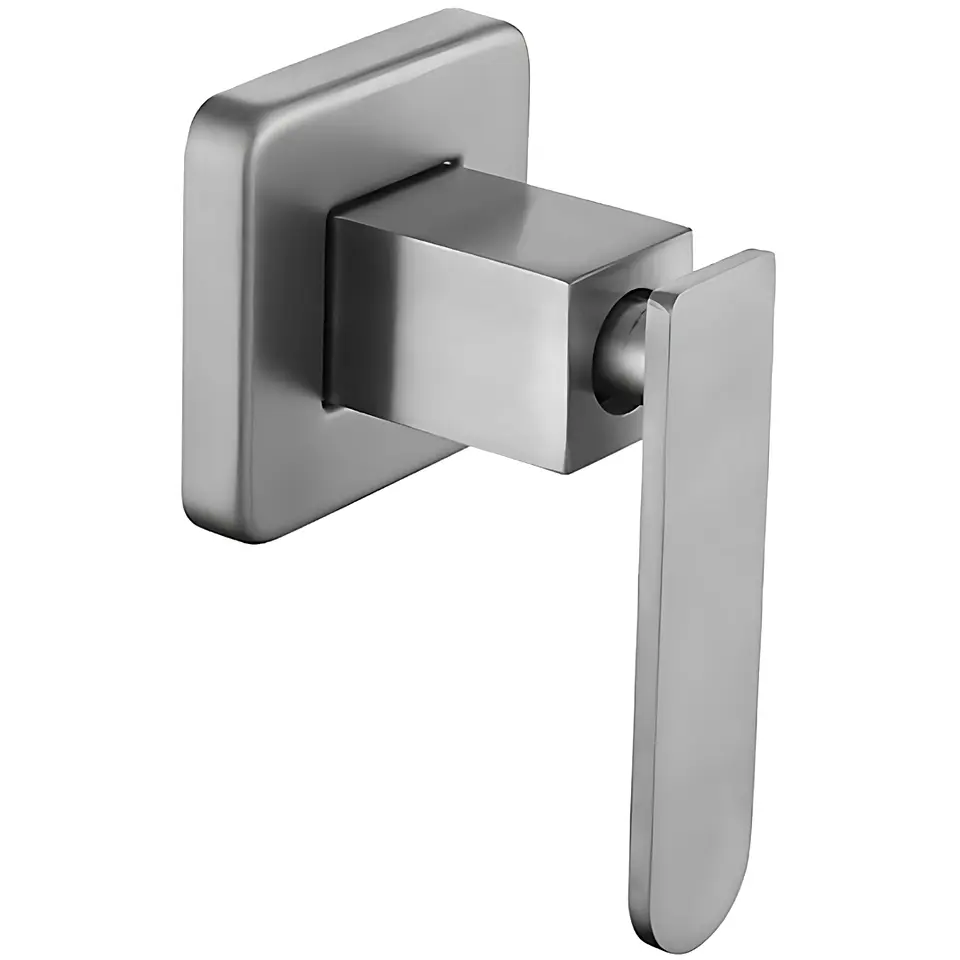Llave para Ducha de Agua Fría de Acero Inoxidable Satinado 1