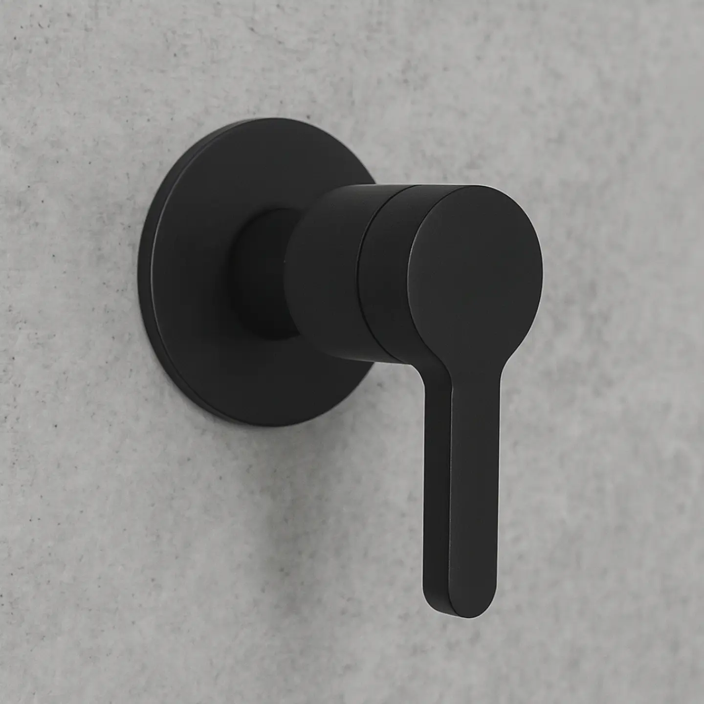 Llave para Ducha de Agua Fría de Bronce Negro Mate 2