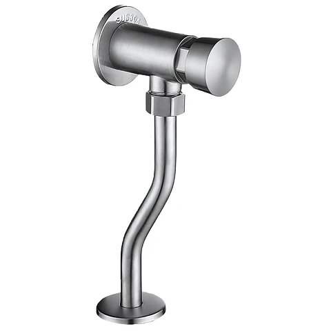 Llave Temporizado de Acero Inoxidable Satinado para Urinario