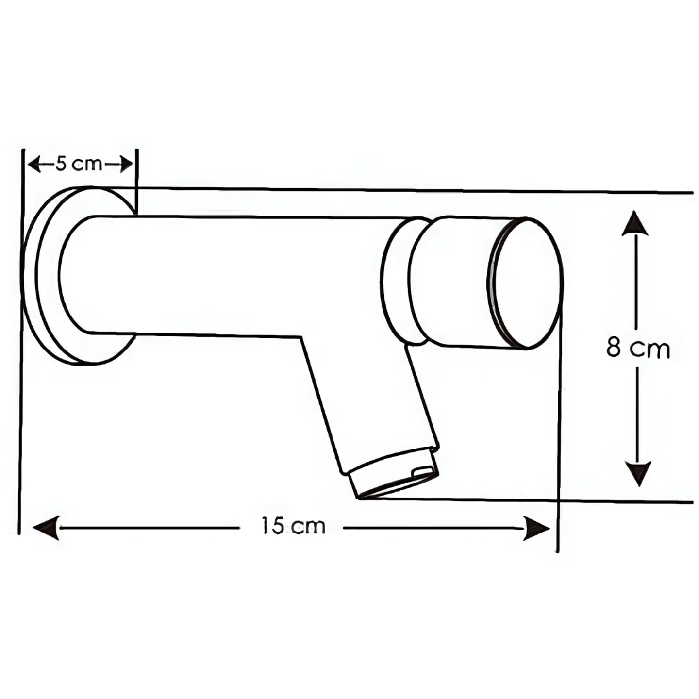 Llave Temporizada de Acero Inoxidable Satinado para Lavabos  3