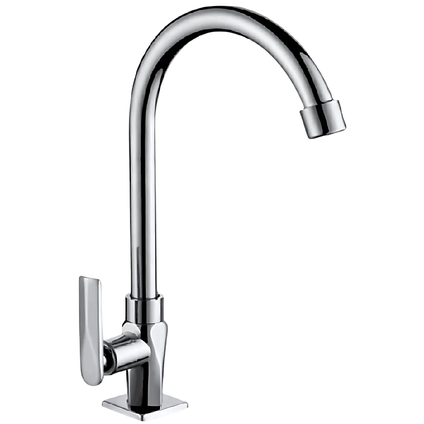 Llave Ganso para Cocina de Acero Cromado Moderno 1