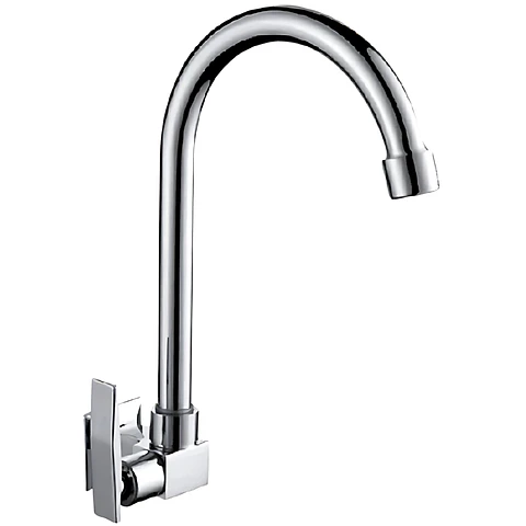 Llave Ganso para Cocina de Bronce Cromado Sofisticado