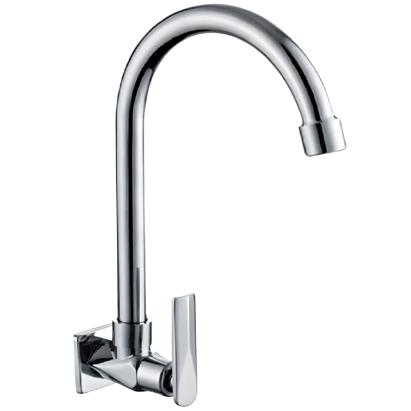 Llave Ganso para Cocina de Bronce Cromado Durable 1